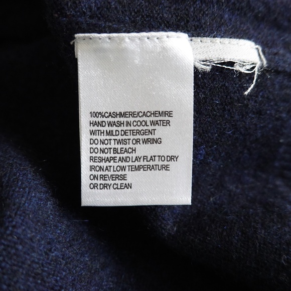 Black Brown 1826 100% cashmere men sweater dark blue Italy size M - Picture 6 of 6